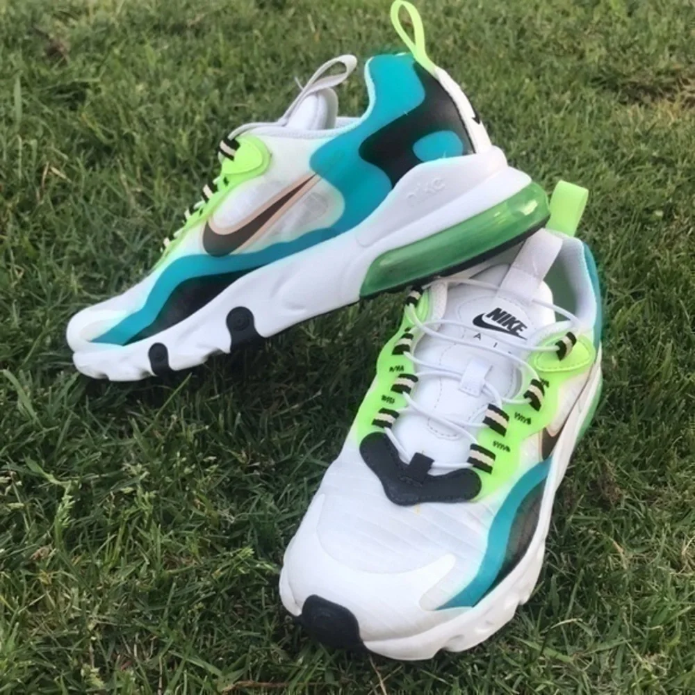 NIKE AIR MAX 270 RT SE PS ORACLE AQUA CW2211-300 Size 3Y